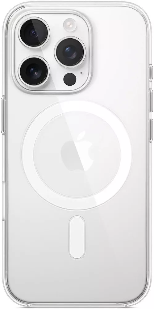 Чехол Apple Magsafe для iPhone 16 Pro Прозрачный