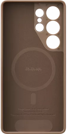 Противоударный чехол Pitaka PIN Button для Samsung Galaxy S25 Ultra, черно-золотой