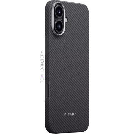 Чехол Pitaka Ultra-Slim Case для iPhone 16 Plus, черный