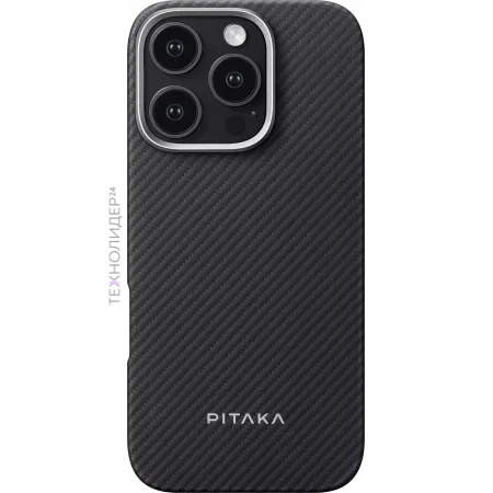 Чехол Pitaka Ultra-Slim Case для iPhone 16 Pro Max, черный