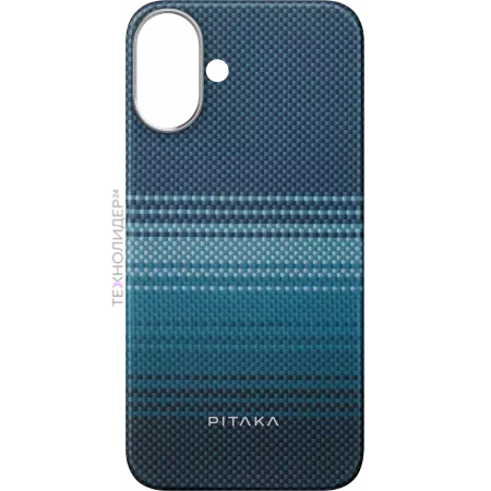 Чехол Pitaka Tactile Woven case для iPhone 16 Plus - Moonrise