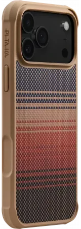Противоударный чехол Pitaka Aramid ProGuard Case для iPhone 17 Pro Sunset