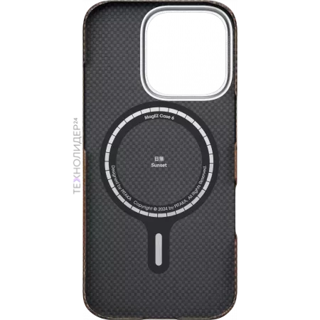 Чехол Pitaka Tactile Woven case для iPhone 16 Pro - Sunset