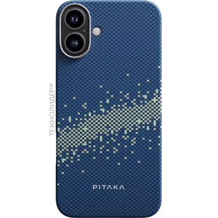 Чехол Pitaka StarPeak Tactile Woven case для iPhone 16 Plus, Milky Way Galaxy