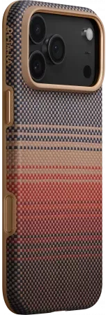 Противоударный чехол Pitaka Aramid UltraGuard Case для iPhone 17 Pro Sunset