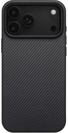 Противоударный чехол Pitaka Aramid UltraGuard Case для iPhone 17 Pro, черный