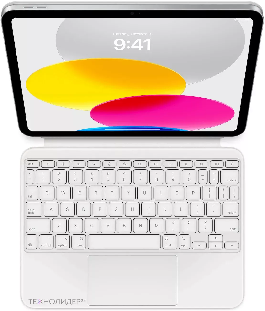 Купить Клавиатура Apple Magic Keyboard Folio для iPad 10/11 Белая