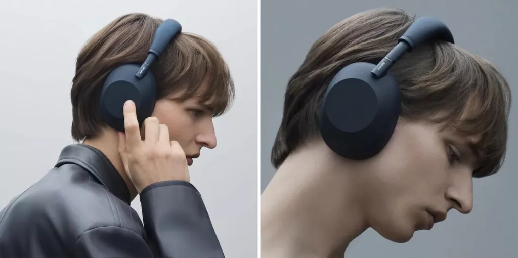 Sony WH-1000XM6 Синего цвета