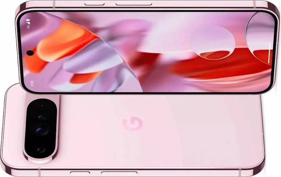 Google Pixel 9 Pro розовый