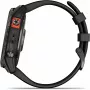 Garmin Fenix 7X Solar 51 мм серый с черным ремешком