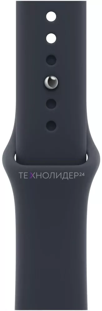 Apple Watch Series 12, 42 мм, серый космос алюминий, ремешок Sport Band синий, M/L