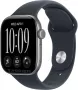 Apple Watch Series 12, 42 мм, серый космос алюминий, ремешок Sport Band синий, M/L