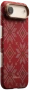 Чехол Pitaka Threads of Winter Ultra-Slim для iPhone Air, красный