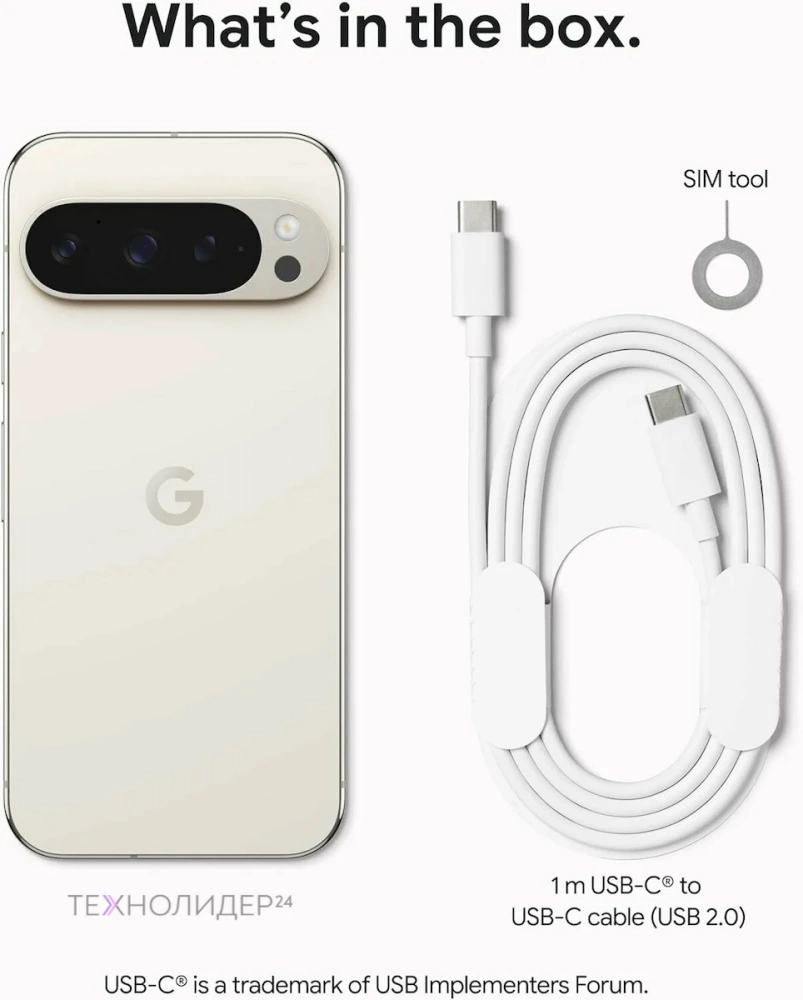Google Pixel 9 Pro XL 16/128 ГБ Porcelain (фарфоровый)