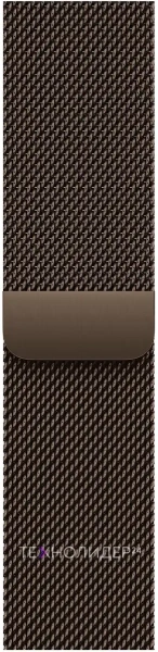 Apple Watch Series 12, 42 мм, Dark Bronze алюминий, ремешок Milanese Loop Dark Bronze, M/L