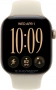 Apple Watch Series 12, 42 мм, золотой алюминий, ремешок Sport Band песочный, S/M