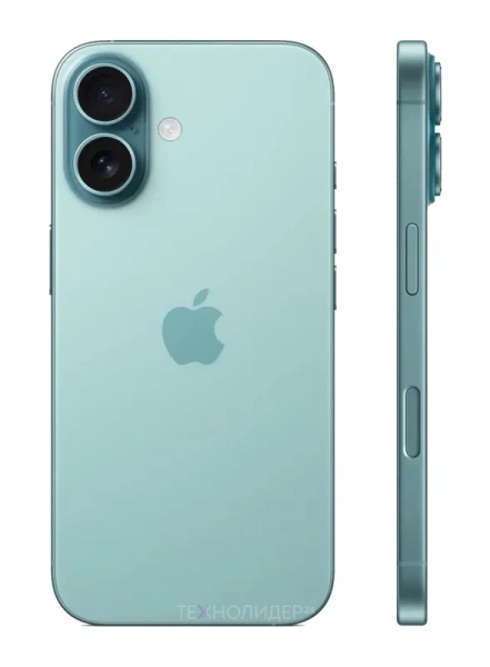 Apple iPhone 16 512 ГБ (Dual Sim) Teal