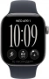 Apple Watch Series 12, 42 мм, серый космос алюминий, ремешок Sport Band синий, S/M