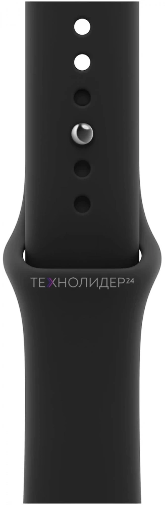Apple Watch Series 12, 42 мм, черный алюминий, ремешок Sport Band черный, S/M