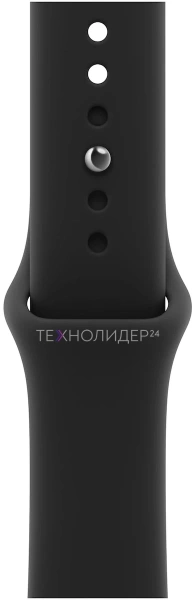 Apple Watch Series 12, 42 мм, черный алюминий, ремешок Sport Band черный, S/M